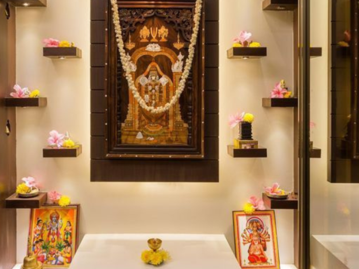 The Significance of Colors in Pooja Room Interiors