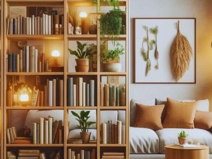 How to Use Bookshelves as Stylish Room Dividers