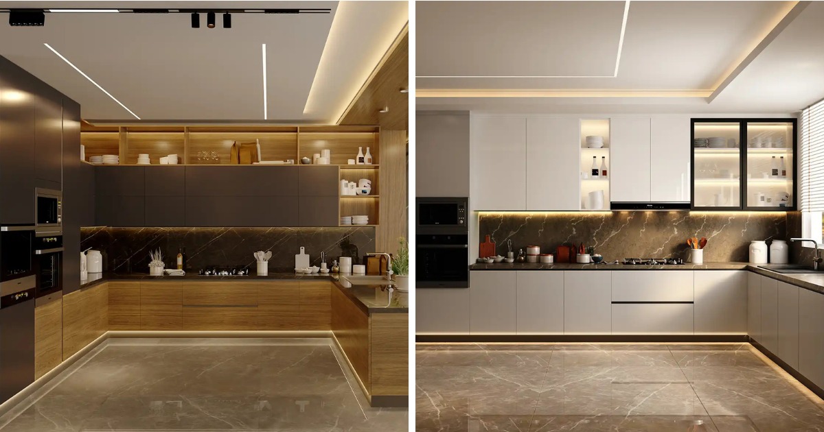 L-Shaped vs U-Shaped Modular Kitchen: Which One’s Right for You?
