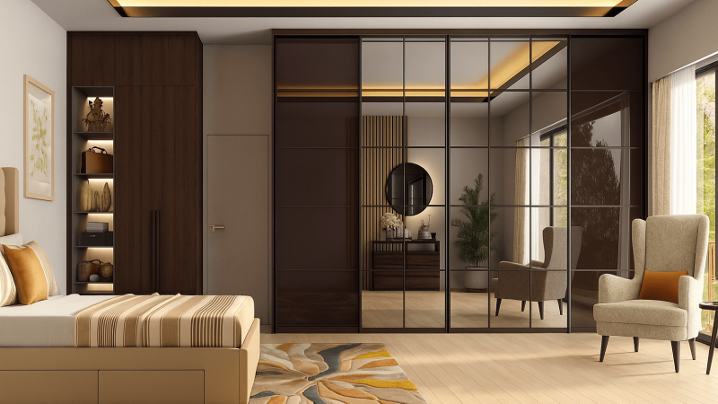 Stunning Bedroom Interior Design with Wardrobe That Works for You