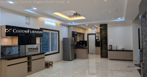 modern home design with neutral colors and smart space planning